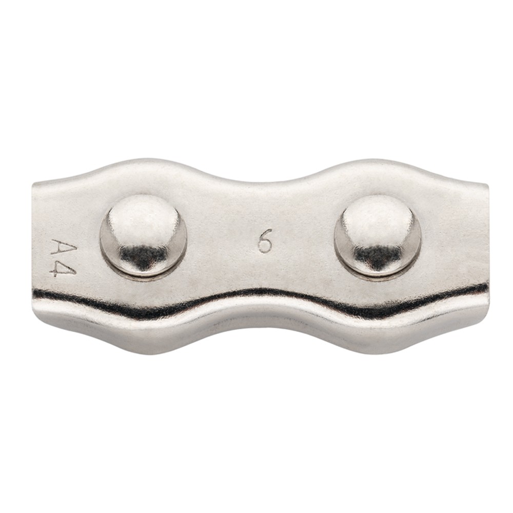 SJ-PD A4 [CP] Sujetacable plano. Doble. Inoxidable A4
